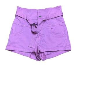 H&M .  Pink Jean Shorts Slim Fit